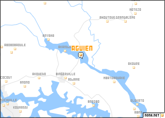 map of Aguien