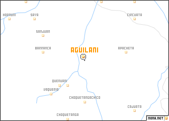 map of Aguilani