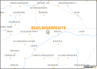 map of Aguilar de Anguita