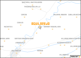 map of Aguilarejo