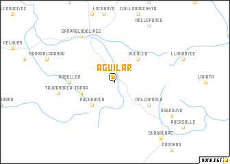 map of Aguilar