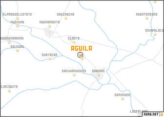 map of Águila