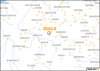 map of Águila