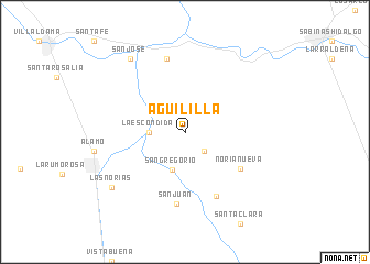 map of Aguililla