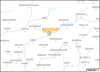 map of Aguinda