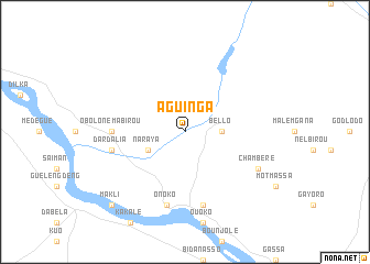 map of Aguinga