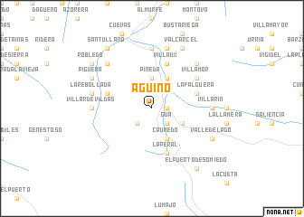 map of Aguino