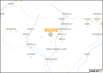 map of Aguiró