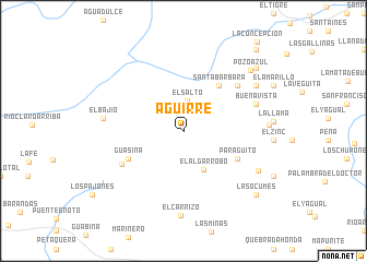 map of Aguirre