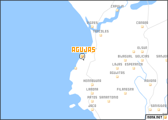 map of Agujas