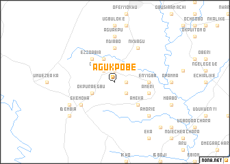 map of Agukpobe