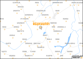 map of Agukwu Nri