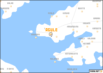 map of Agule