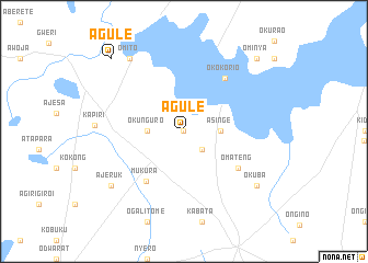 map of Agule