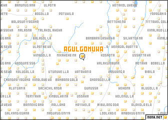 map of Agulgomuwa