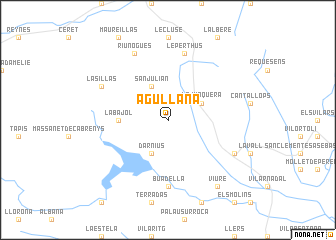 map of Agullana