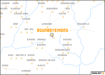 map of Agunboye Imoru