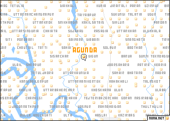 map of Agunda