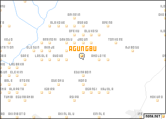 map of Agungbu