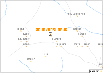 map of Agunyansuneja