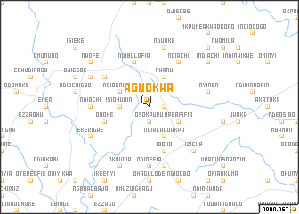 map of Aguokwa