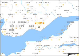 map of Agura