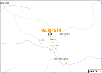 map of Aguripʼstʼa