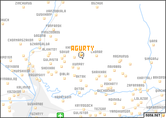map of Agurty