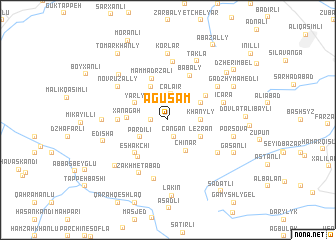 map of Agusam