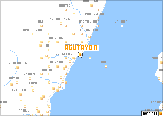 map of Agutayon