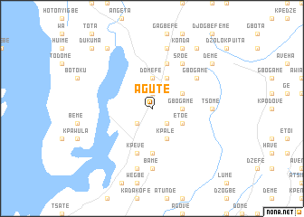 map of Agute