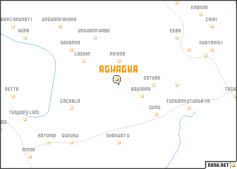 map of Agwagwa