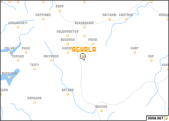 map of Agwala