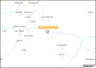 map of Āgwat Wiha