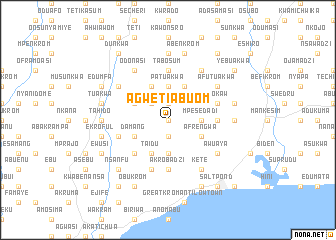 map of Agwetiabuom