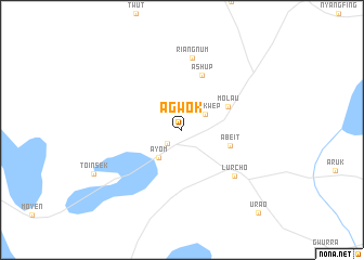 map of Agwok