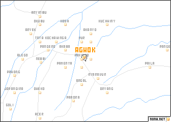 map of Agwok