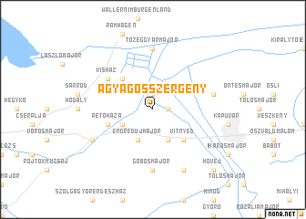 map of Agyagosszergény
