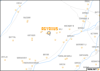 map of Ağyoxuş