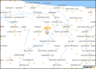 map of Agy