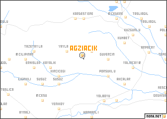 map of Ağzıaçık