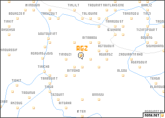 map of Agz