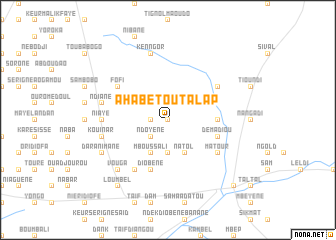 map of Ahabétou Talap