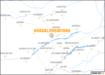 map of Aḩad al Masāriḩah