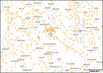 map of Ahal