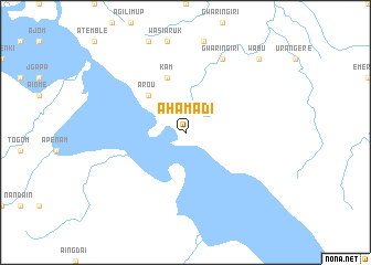 map of Ahamadi