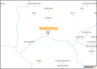 map of Ahamansu
