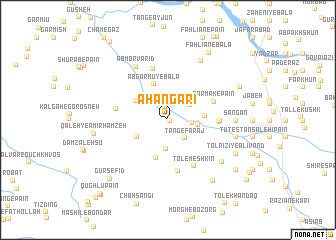 map of Āhangarī