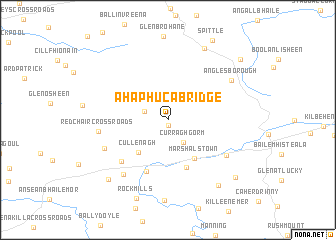 map of Ahaphuca Bridge