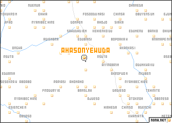 map of Ahasonyewuda